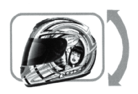 ヘルメットの試着