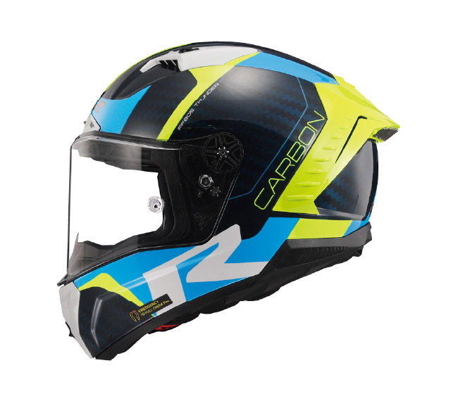 スライダー画像: BLUE CARBON YELLOW